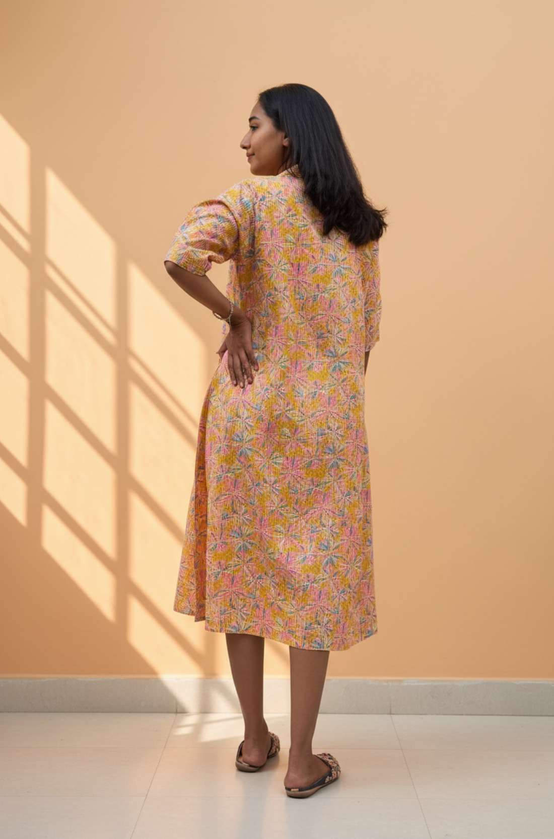 Printed Cotton frock style kurti