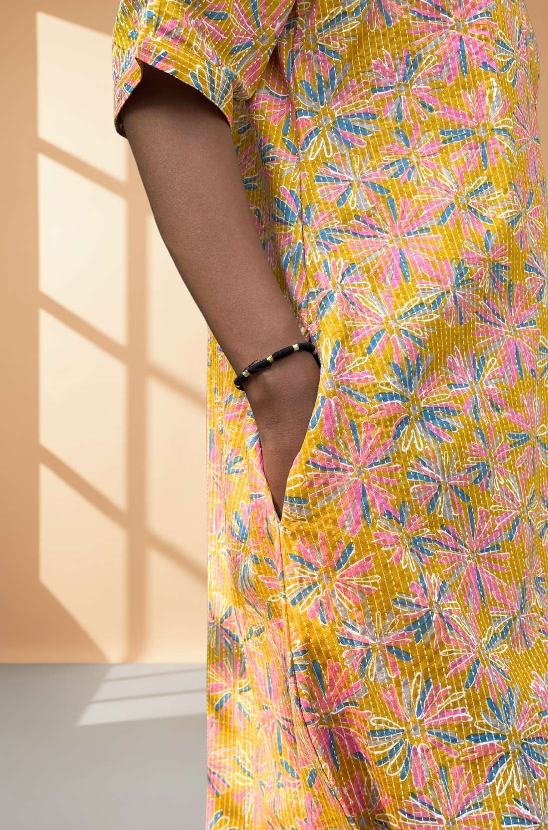 Printed Cotton frock style kurti