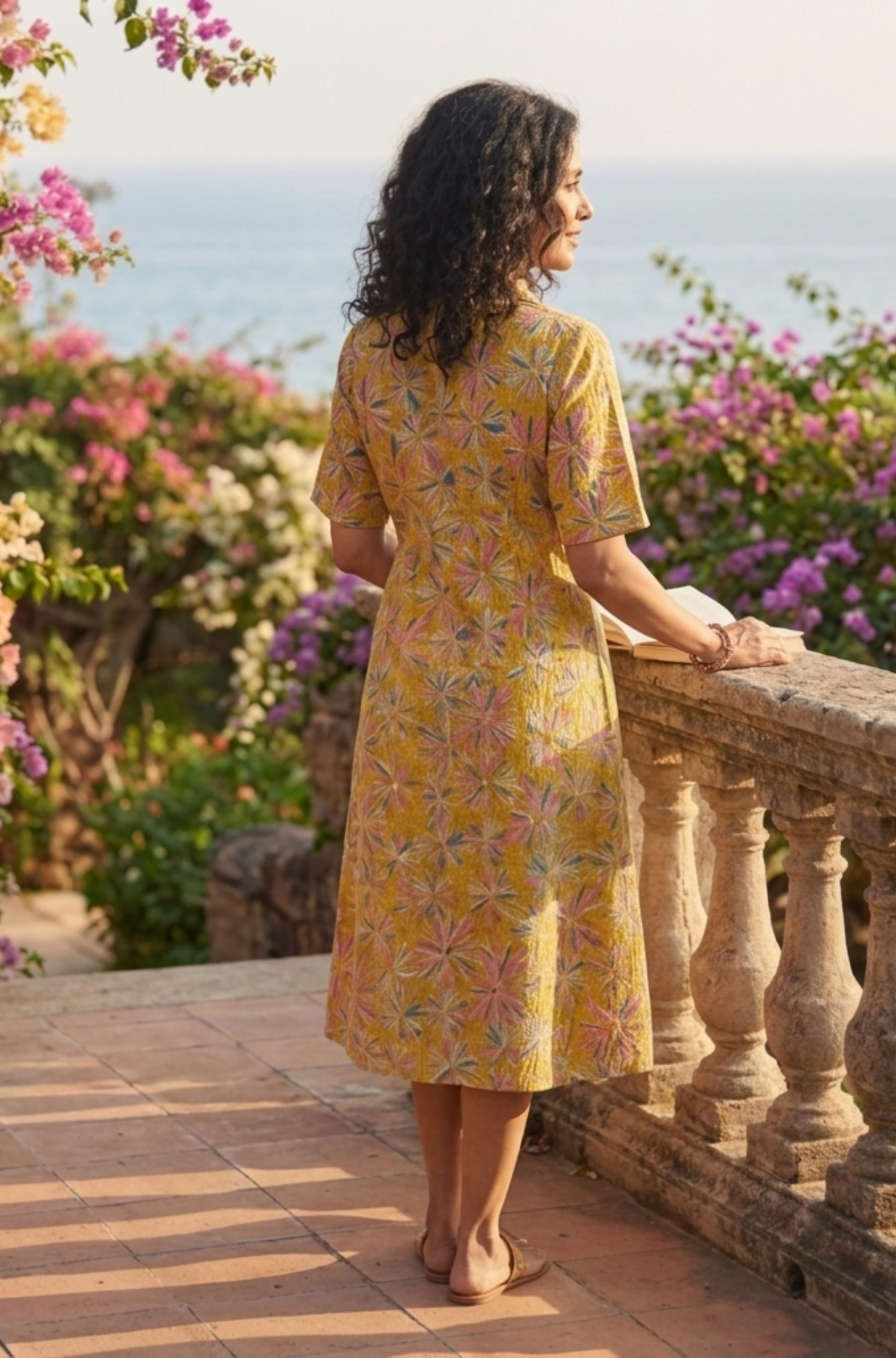 Printed Cotton frock style kurti