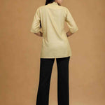 Beige Rayon Women’s Top – Back View