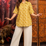 Yellow vanaspati Full view shirt