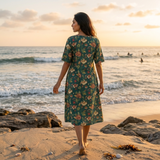 Cotton printed frock style kurti